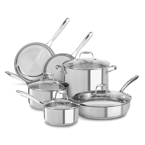 Ollas De Cocina Grandes y pequeno Acero Inoxidable Juego Set con